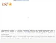 Tablet Screenshot of moblysol.com